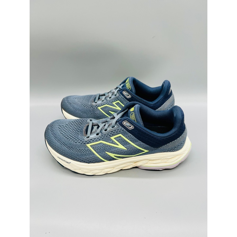 New Balance Shoes Mens 7 Blue Fresh Foam X 860 Stability Running Sneakers - Picture 4 of 11